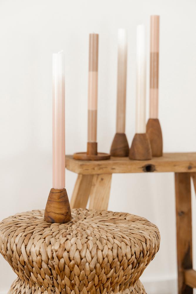 Original Home - Kaarsen Overloop Limestone (Set van 3)