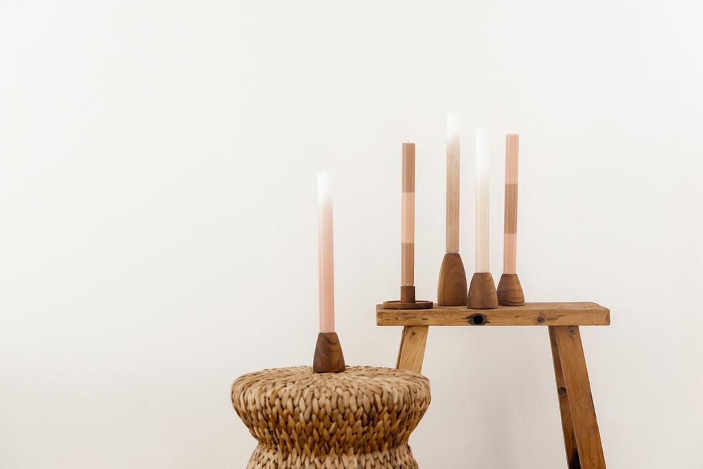 Original Home - Kaarsen Overloop Limestone (Set van 3)
