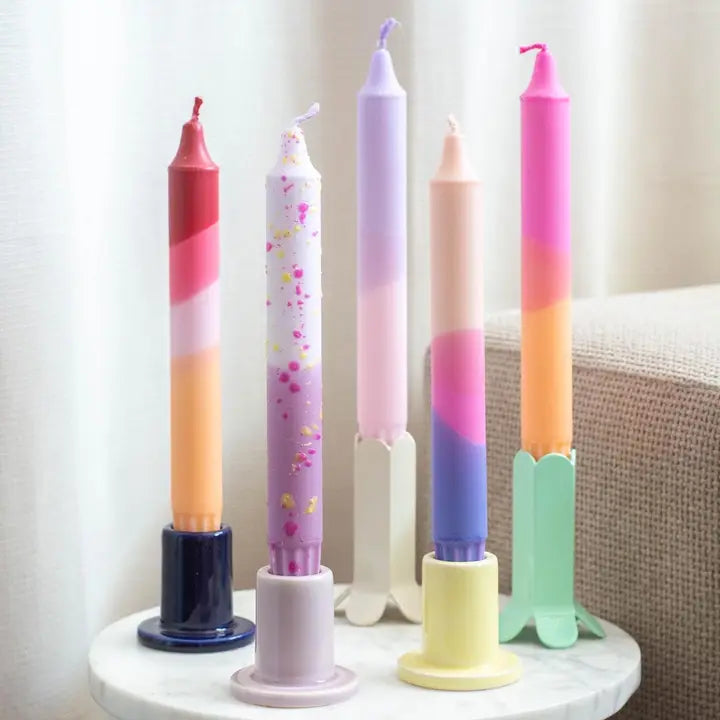 Color Crush - set van 5 handgemaakte kaarsen