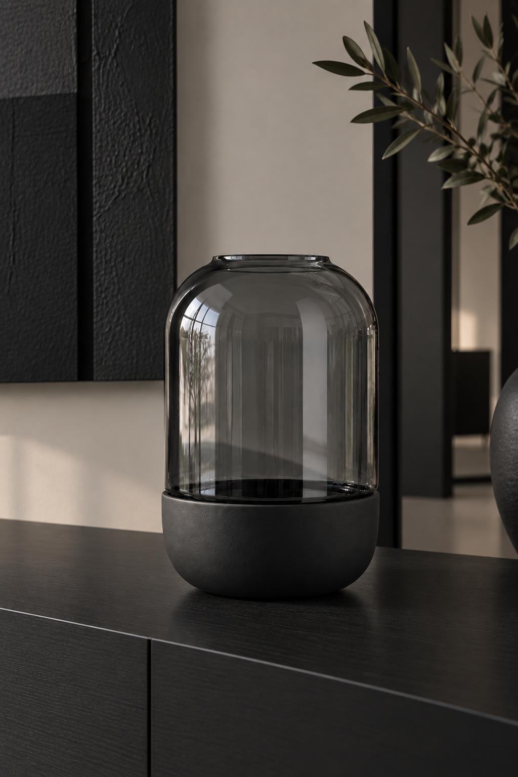 Senses - Multi Deco Vaas - Zwart (L)