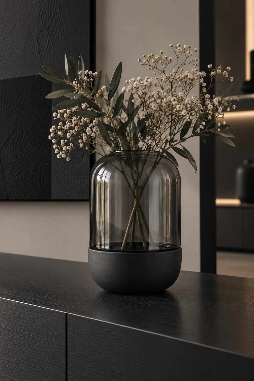 Senses - Multi Deco Vaas - Zwart (L)