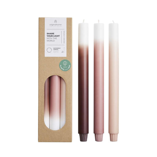 Original Home - Kaarsen Dusty Rose (set van 3)