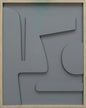 Schilderij - Reliëf - Grey