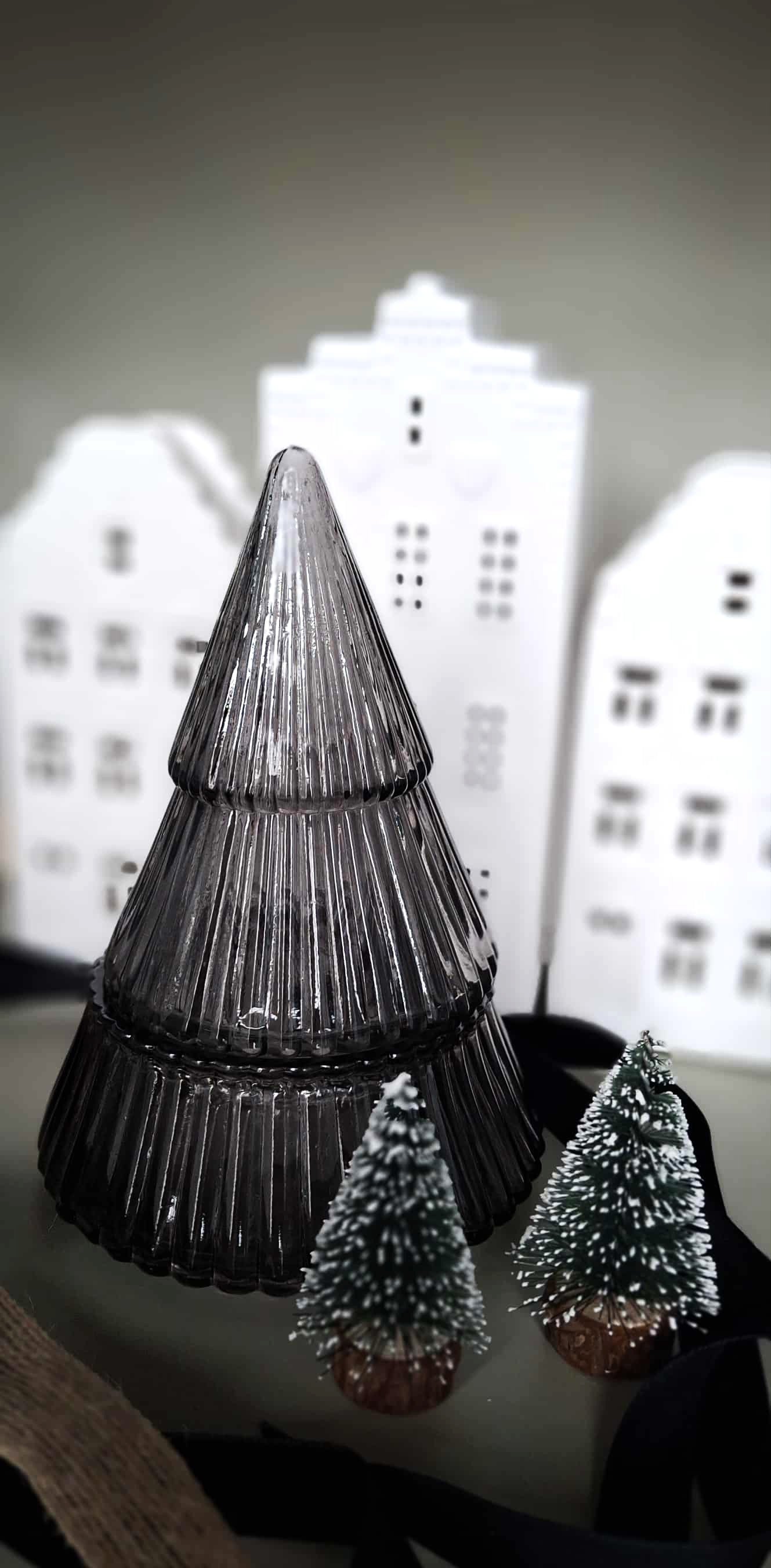 Glazen kaarshouder - Kerstboom  | Classy Christmas Edition