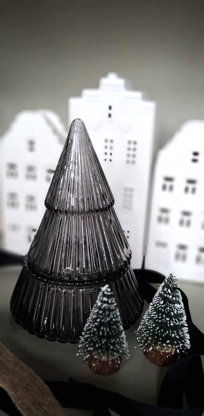 Glazen kaarshouder - Kerstboom  | Classy Christmas Edition